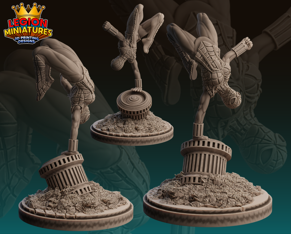 Spider-Girl Fan-Art 40mm Miniature (Sculpted by Legion Miniatures)