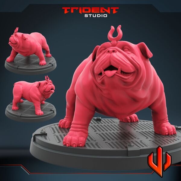 Lockjaw (Fan art sculpted by Trident Studio) (Crisis Protocol Proxy/Alternative)