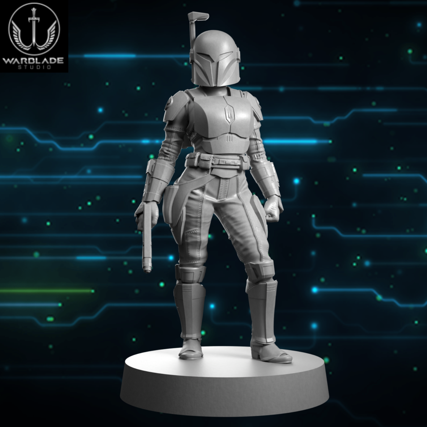 Elite Armored Bounty Warrior (Sculpted by Warblade Studios)