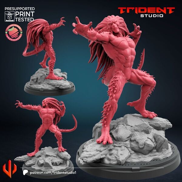 Blackheart (Fan art sculpted by Trident Studio) (Crisis Protocol Proxy/Alternative)
