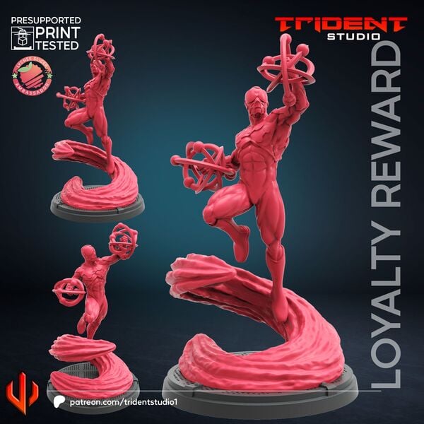 Cosmic Spider-Man (Fan art sculpted by Trident Studio) (Crisis Protocol Proxy/Alternative)
