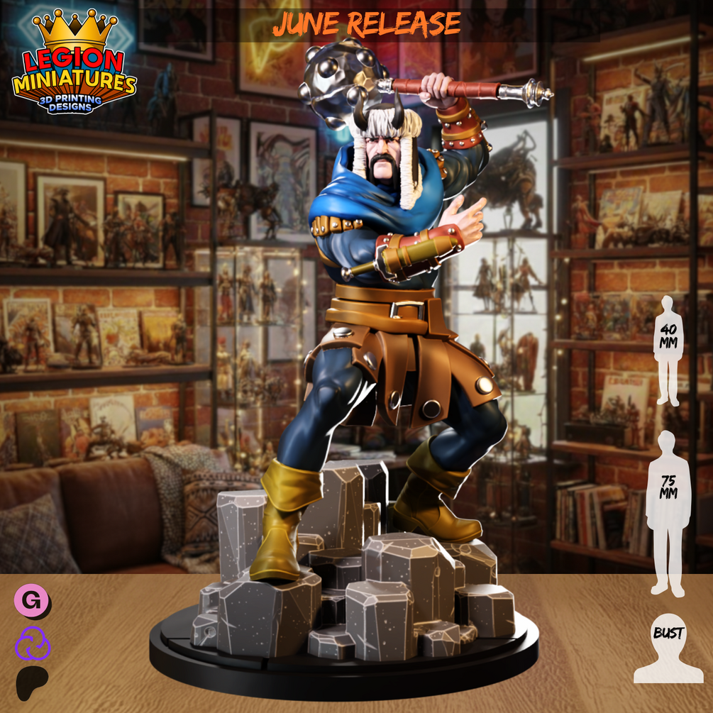 Hogun fan-art miniature by Legion Miniatures