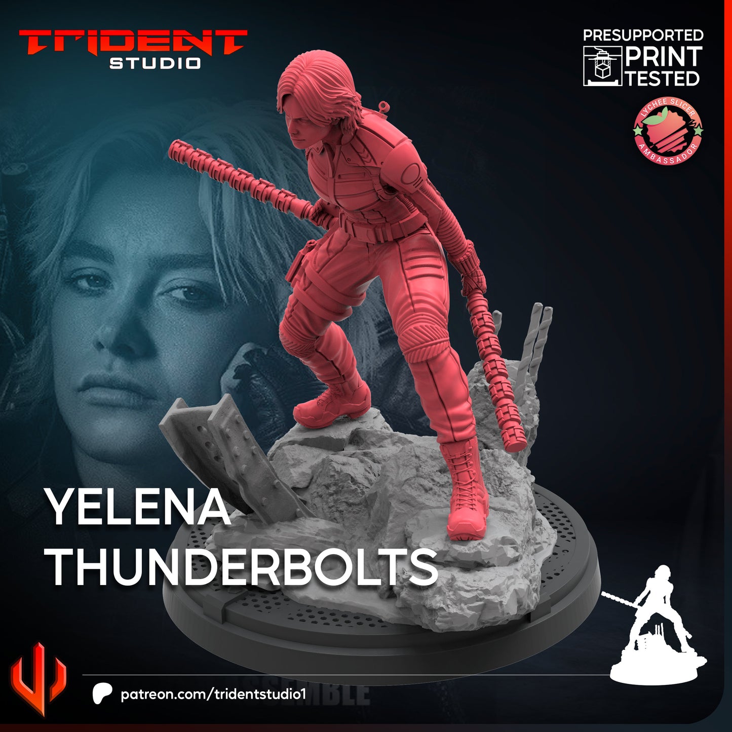 Yelena - Thunderbolts (Sculpted by Trident Studios)