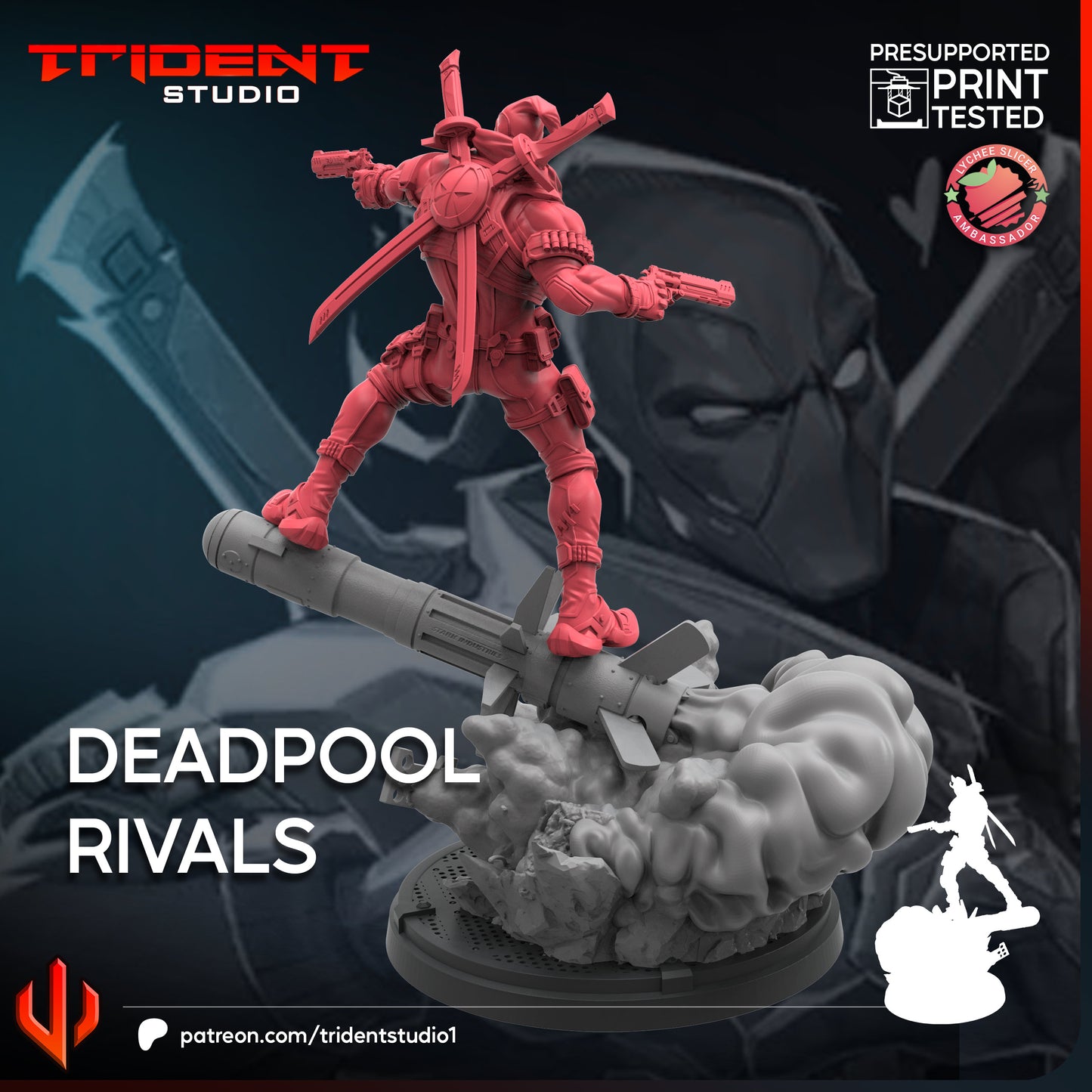 Deadpool - Rivals (Sculpted by Trident Studios)