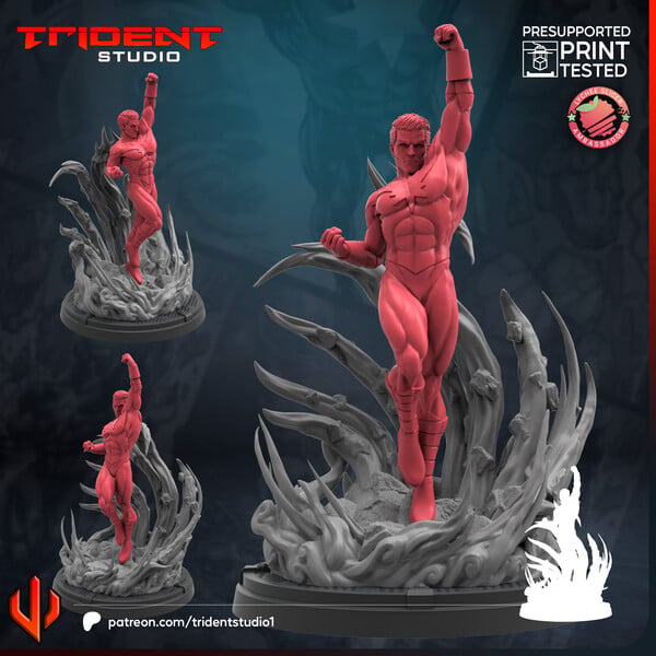Genis-Vell (Fan art sculpted by Trident Studio) (Crisis Protocol Proxy/Alternative)