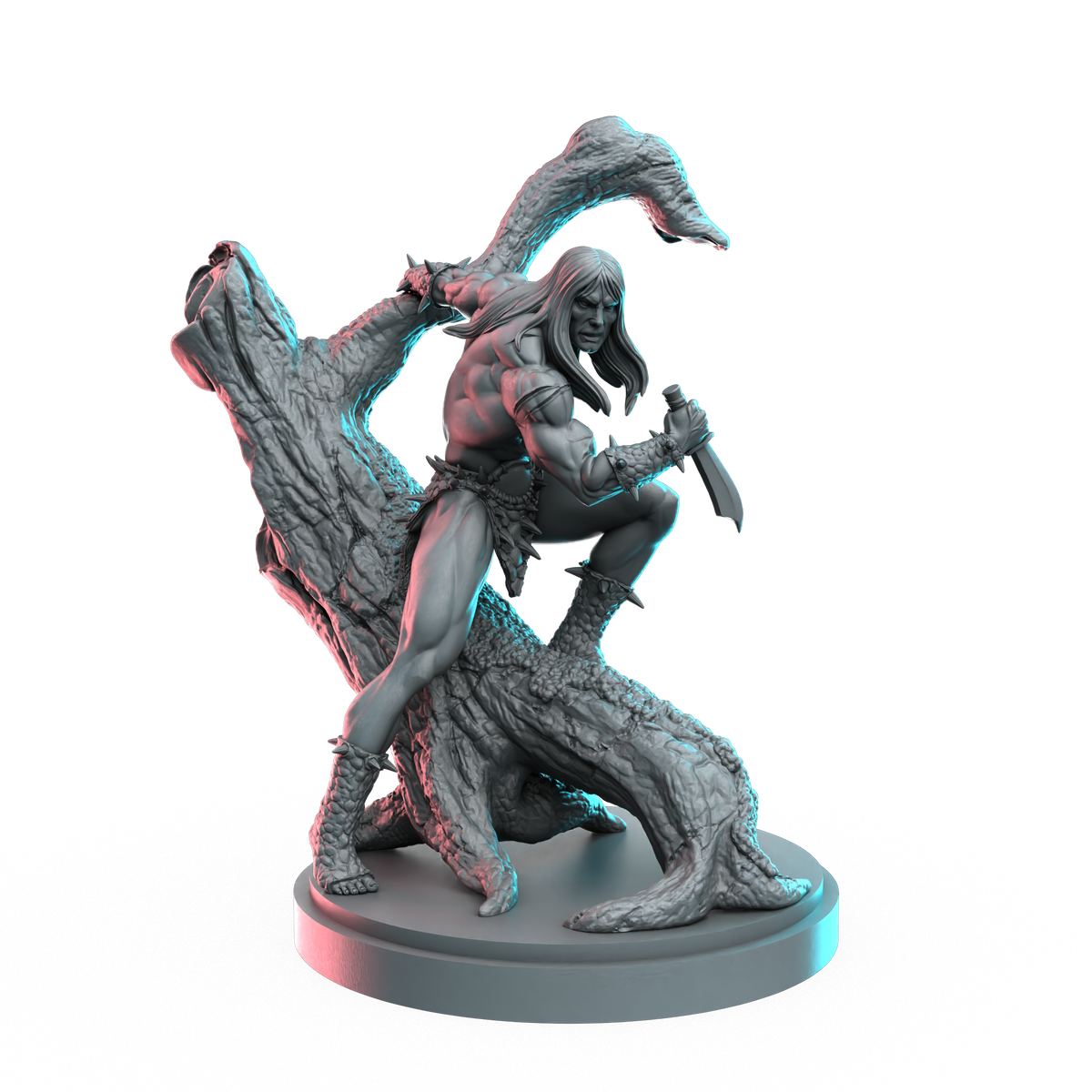 Ka-Zar miniature render