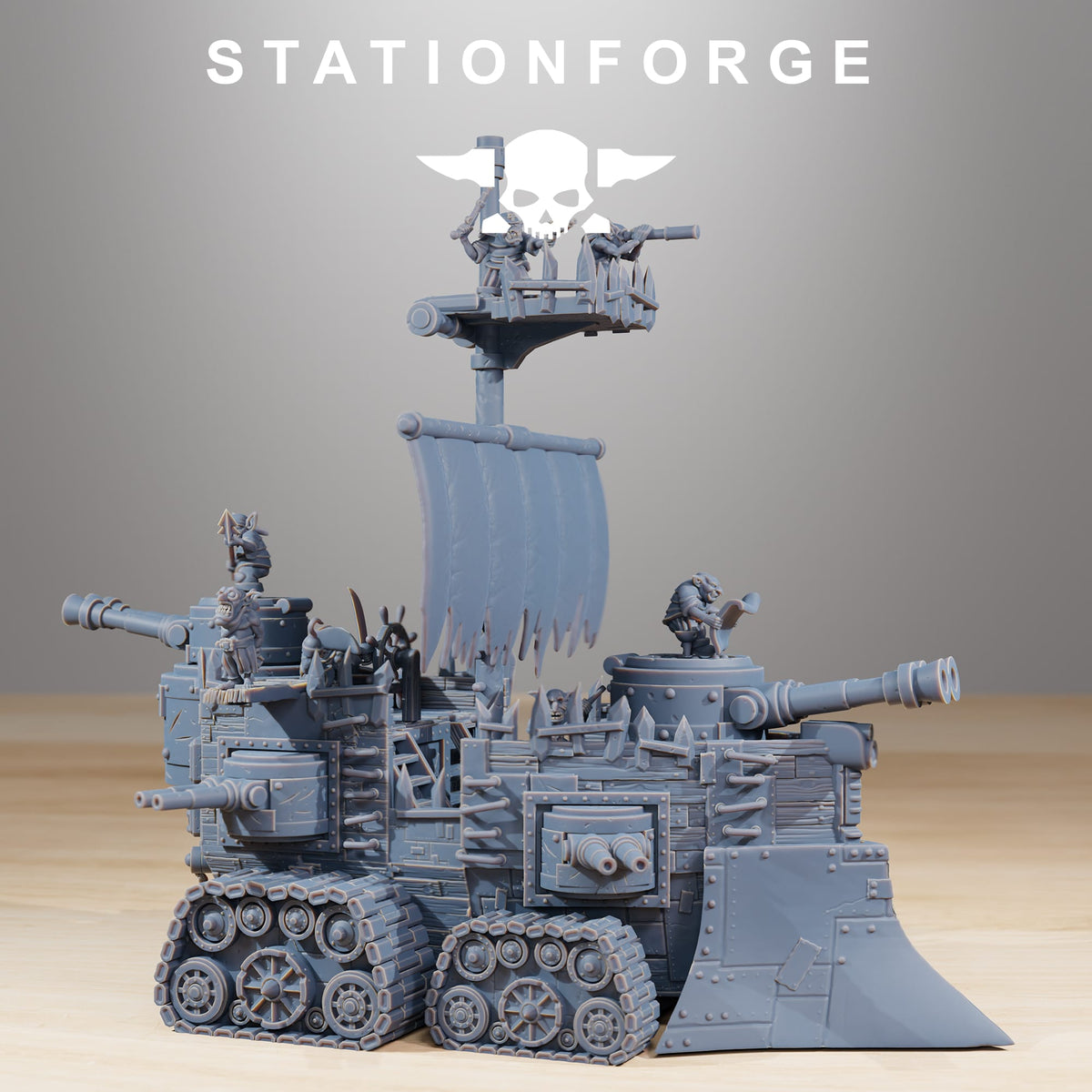 Goblin Short Pearl Battle Ship - full kit