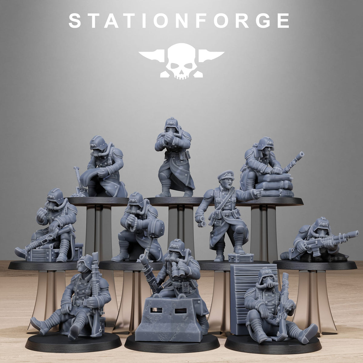 Grimguard Battlefront Soldiers by Stationforge