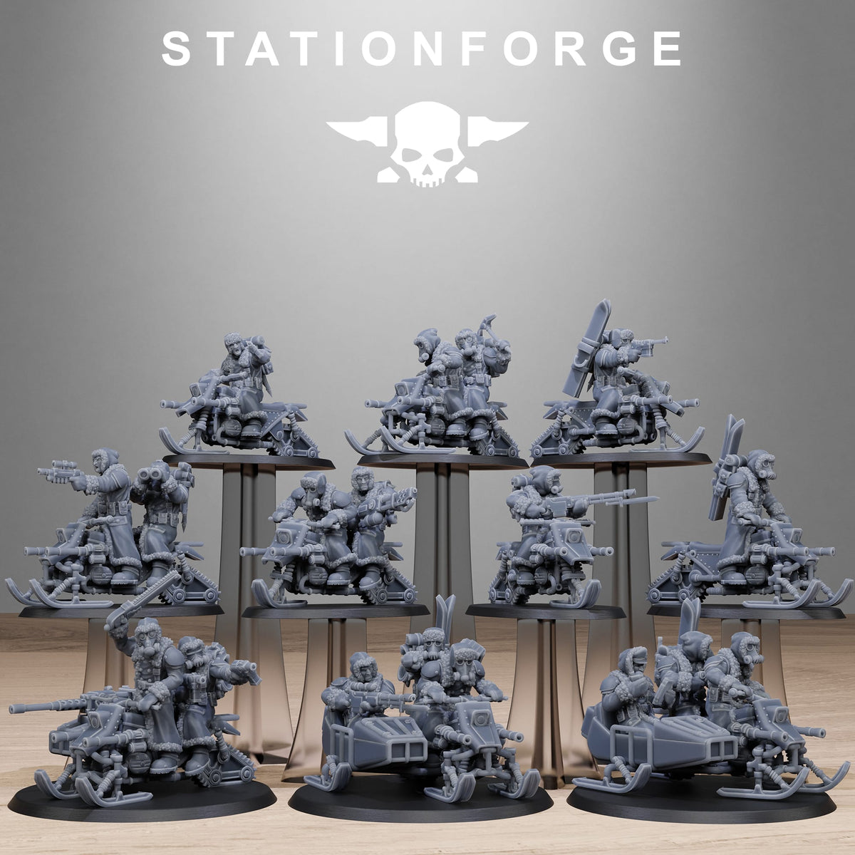 Grimguard Frostwatch Snowbikers by Stationforge