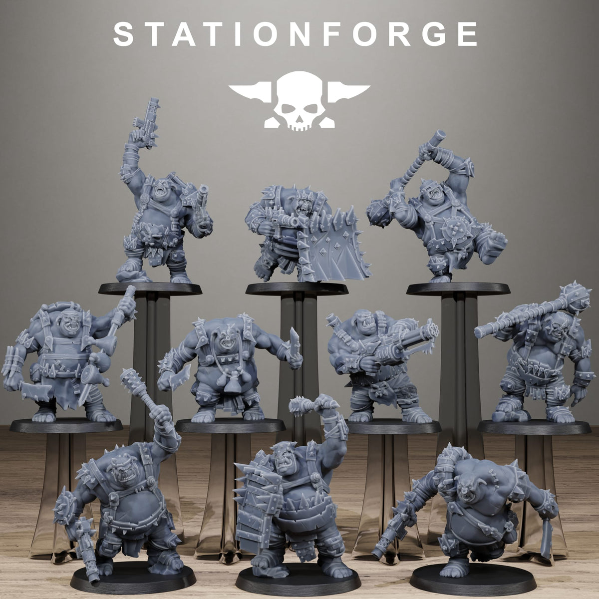 Orkaz Belly Bustas Infantry by Stationforge