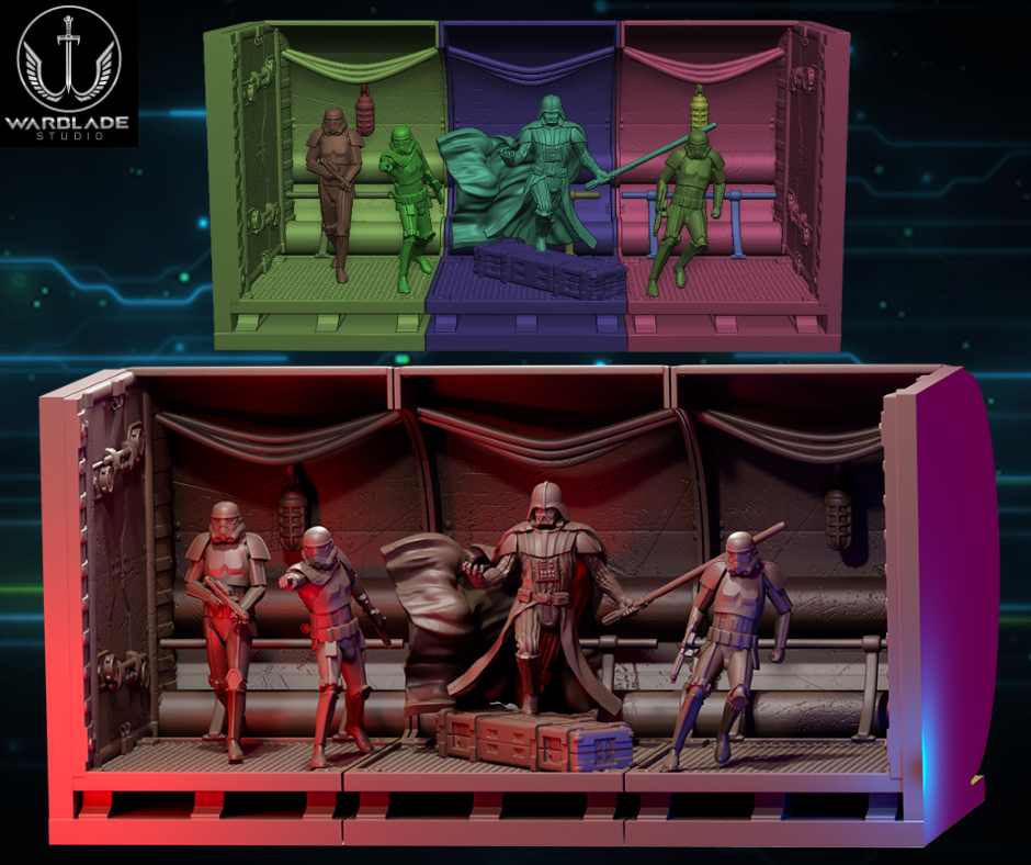 Vader Diorama - Fan Art (Sculpted by Warblade Studios)