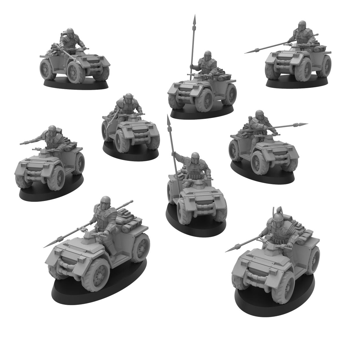 Roman Cataphractii ATVs (sculpted by That Evil One)