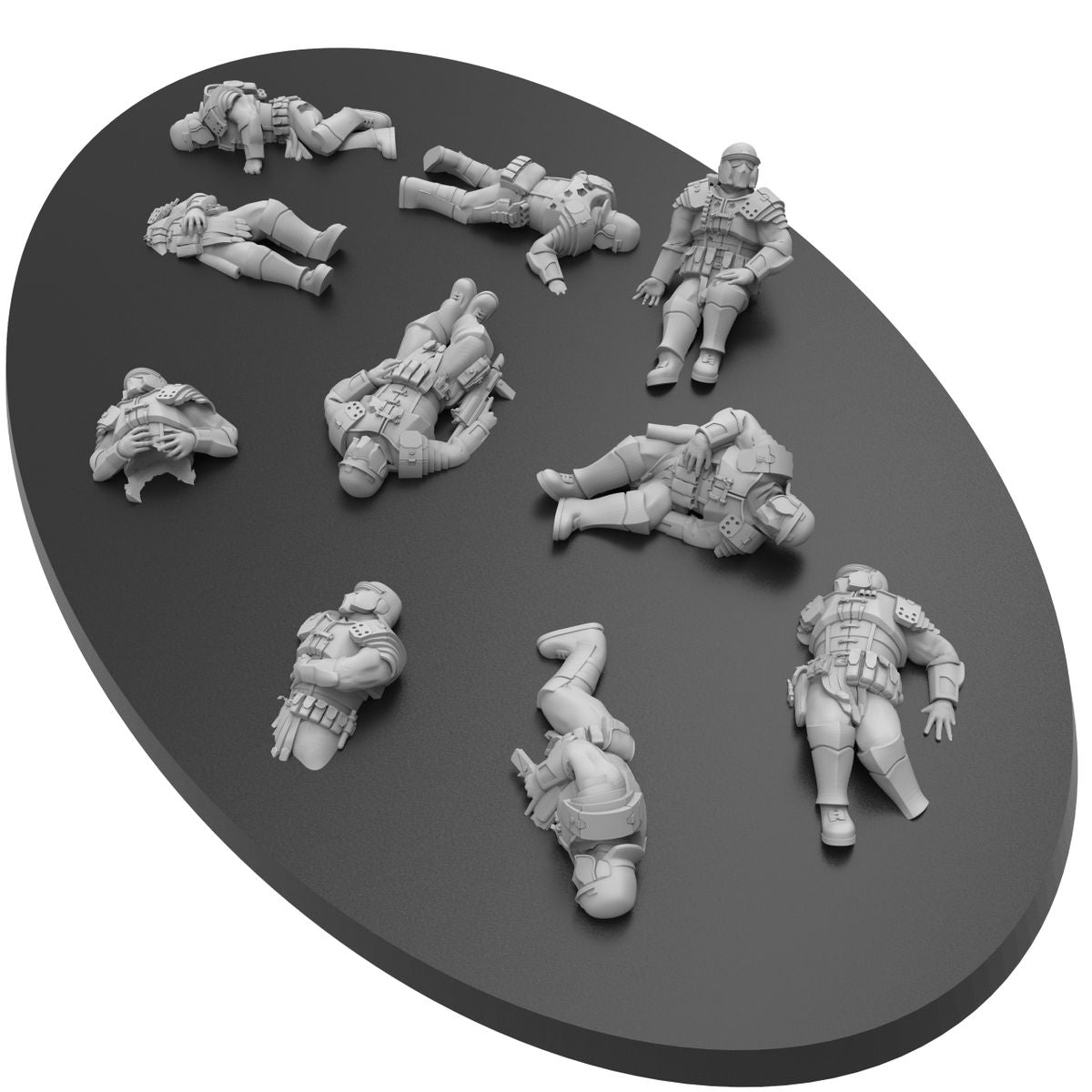 Roman Corpses (sculpted by That Evil One)