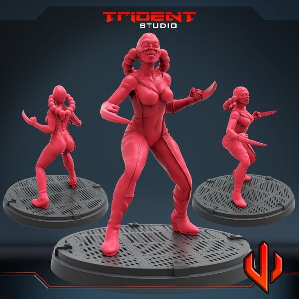 Fer-de-Lance (Fan art sculpted by Trident Studio) (Crisis Protocol Proxy/Alternative)