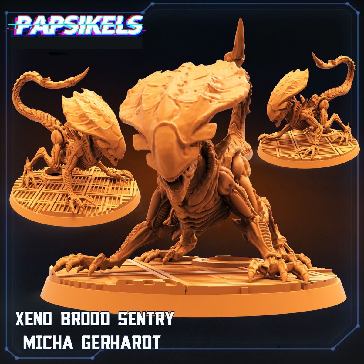 Xeno Brood Sentry (Sculpted by Papsikels)
