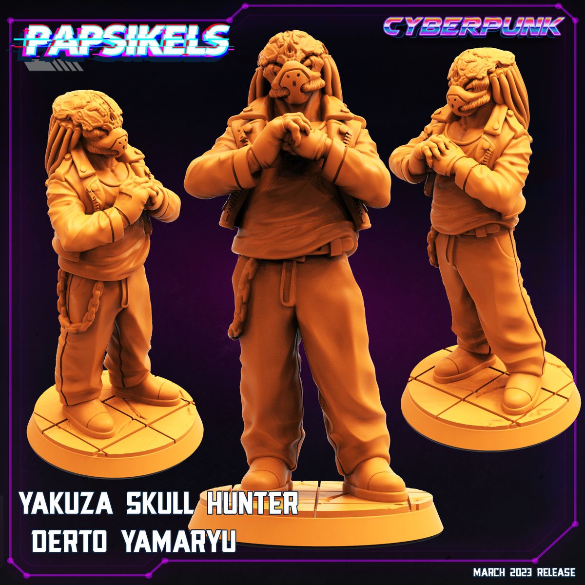 Yakuza Skull Hunter Derto Yamaryu (Sculpted by Papsikels)