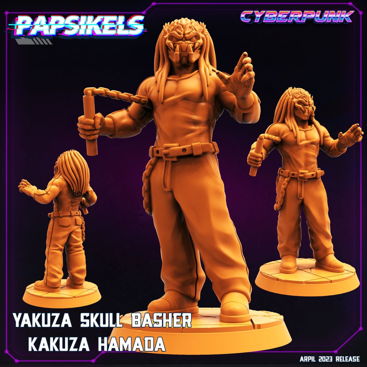 Yakuza Skull Hunter Kakuza Hamada (Sculpted by Papsikels)