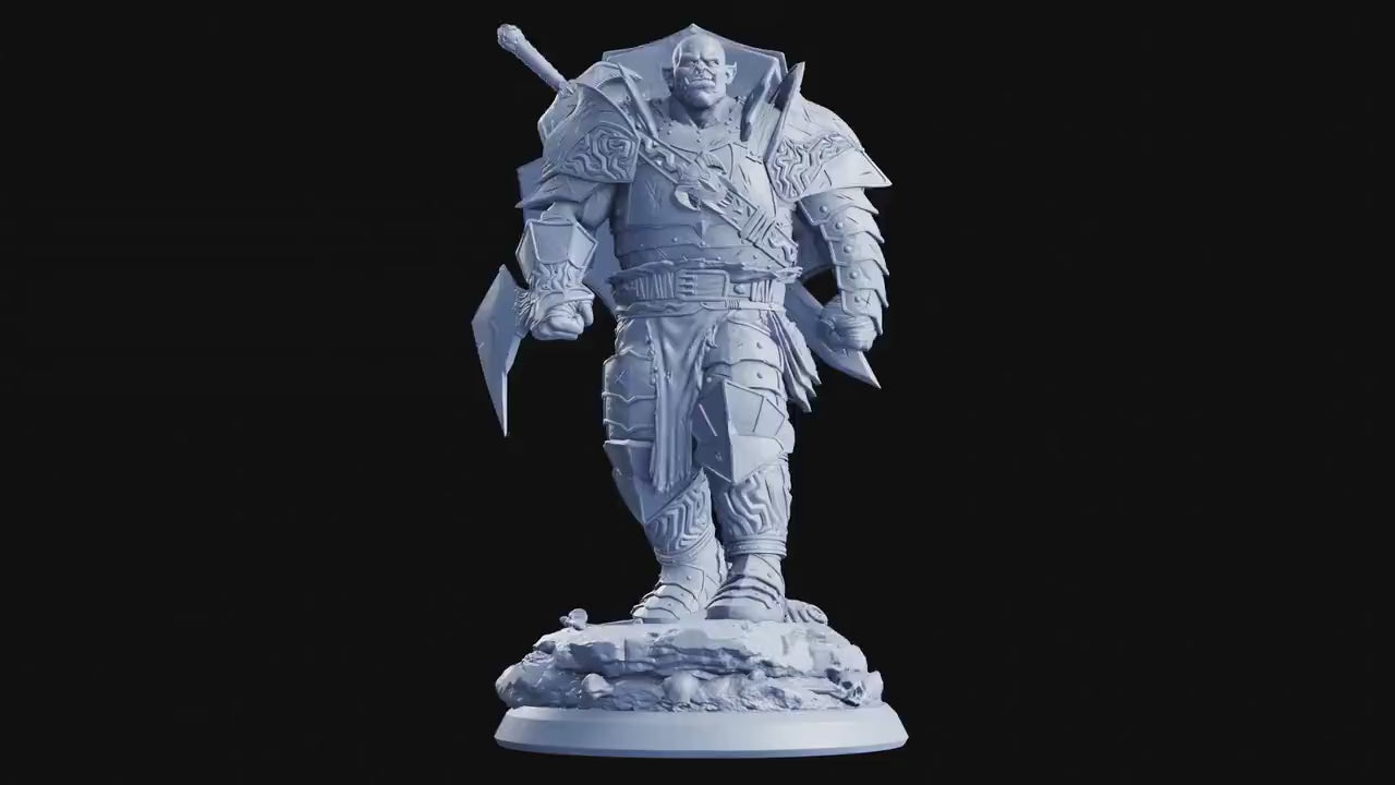 Dragon-Armoured Ogre - The Crimson Calamity (sculpted by Flesh of Gods miniatures)