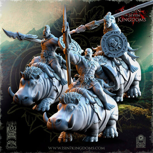 Salanaar Orcs Riders (sculpted by Beholder Miniatures)