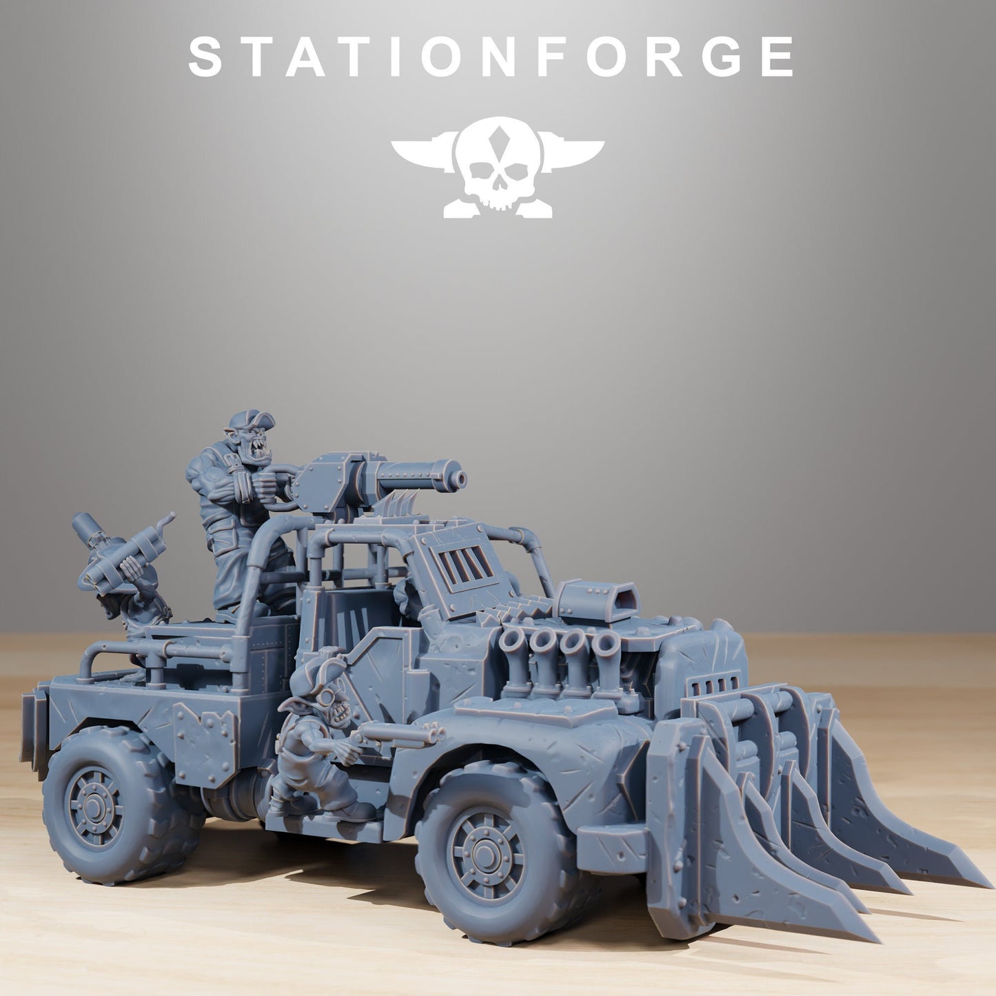 Orkaz Truck (sculpted by Stationforge)