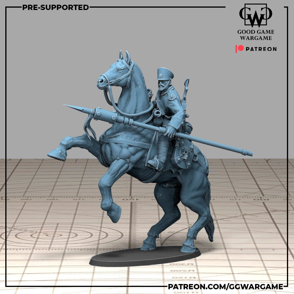 Steel Guard Cavalry Squad (10) (Sculpted by Good Game Wargame)