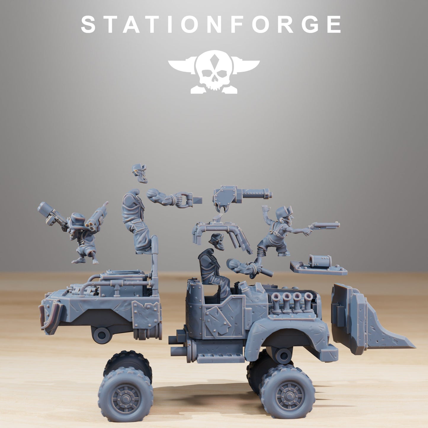 Orkaz Truck (sculpted by Stationforge)