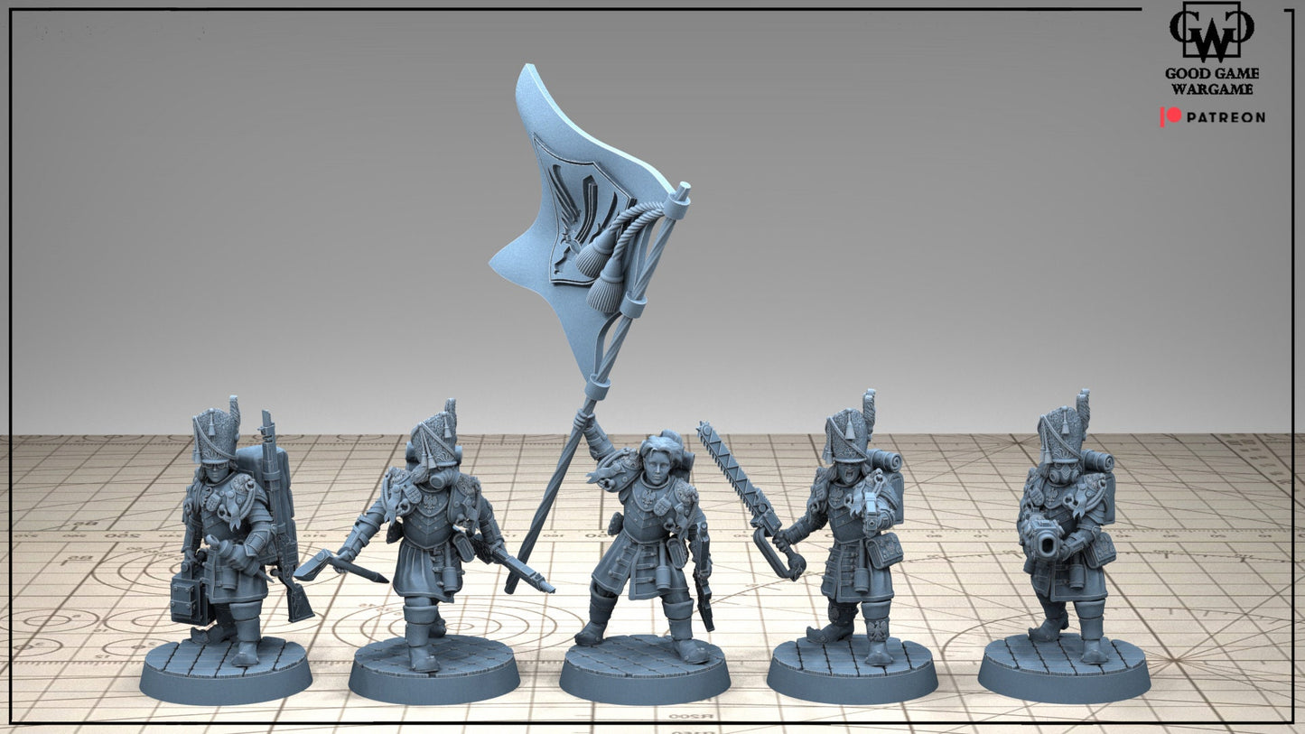 Firstborn Guard HQ Squad (5) (Sculpted by Good Game Wargame)