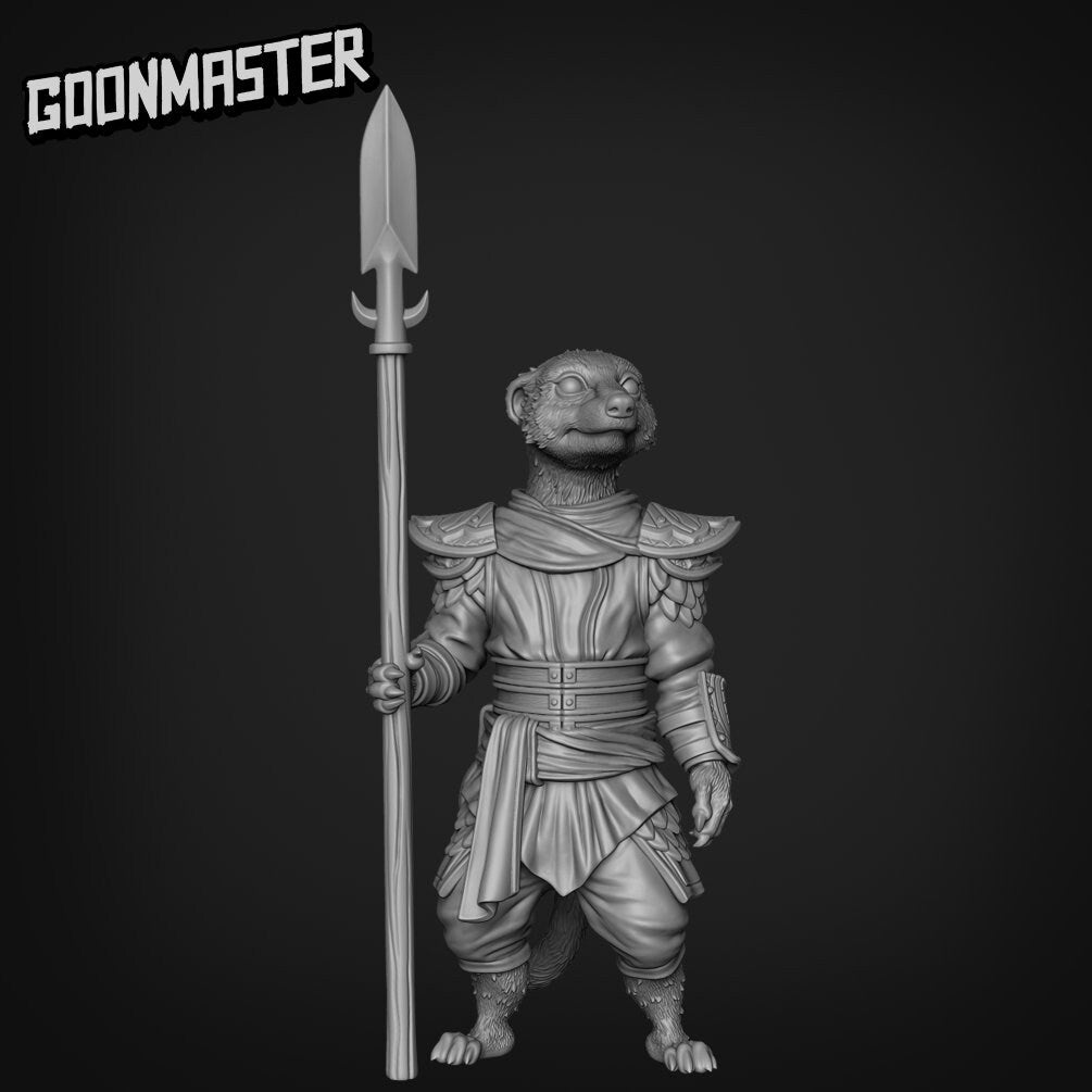 Meerkat Spearkat 01 - Mighty Meerkats (Sculpted by Goon Master Games)