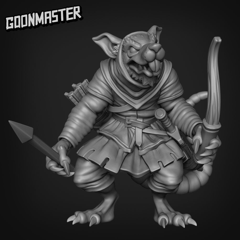 Rat Archer 03 - Mighty Meerkats (Sculpted by Goon Master Games)