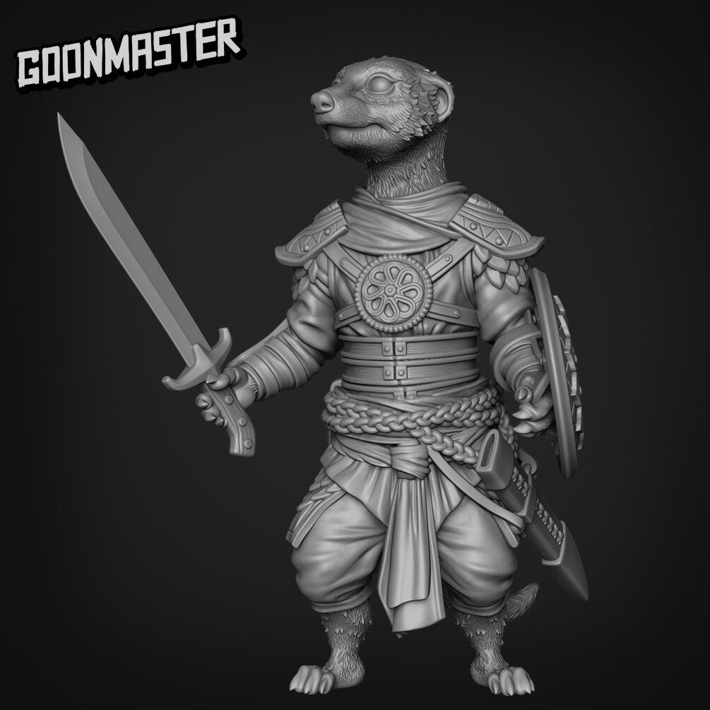 Meerkat Swordkat 02 - Mighty Meerkats (Sculpted by Goon Master Games)