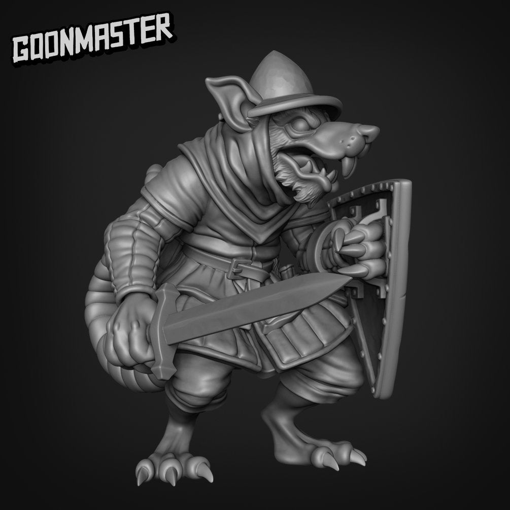Rat Soldier 02 - Mighty Meerkats (Sculpted by Goon Master Games)