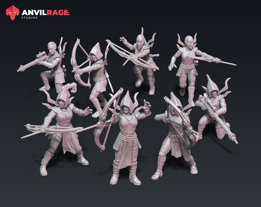 Sisters of the Night Kit - set of 8 (Sculpted by Anvilrage Studios)