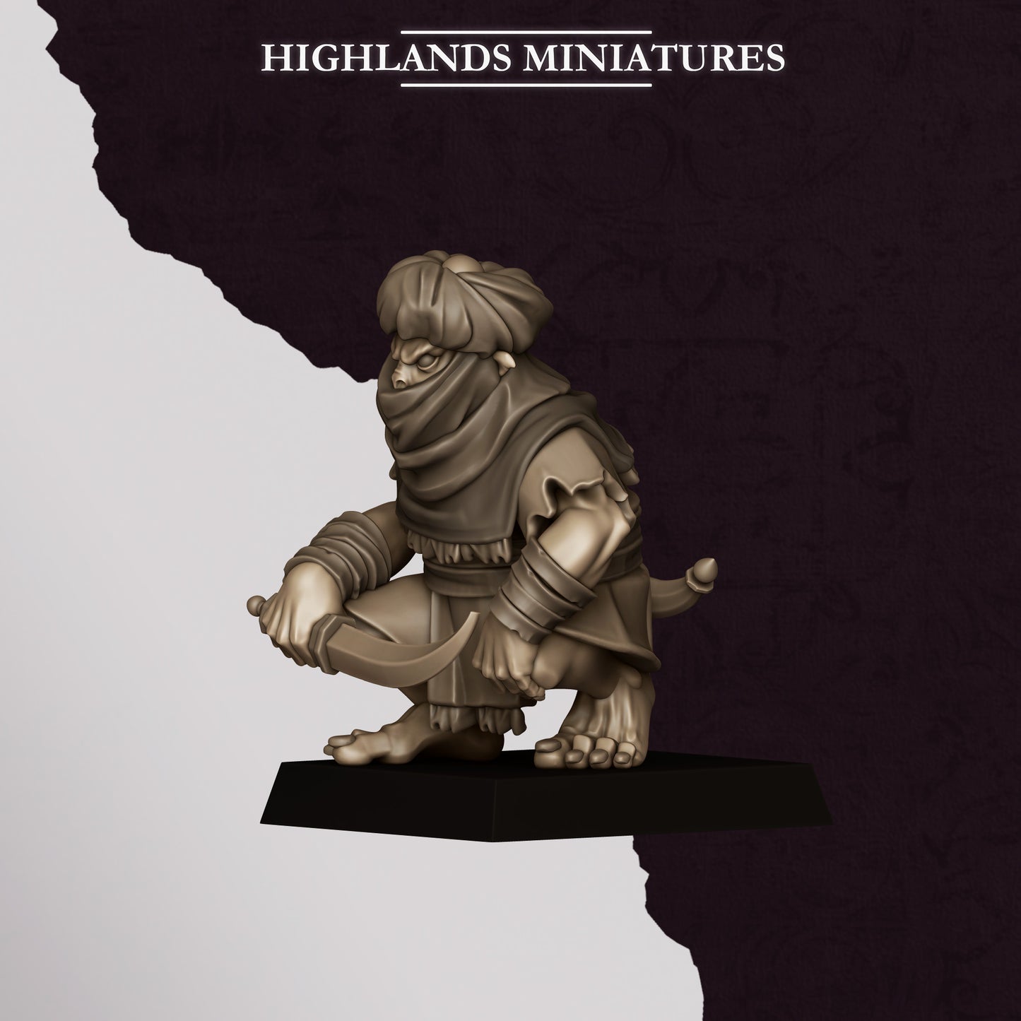 Hobgoblin Backstabbers miniature (Sculpted by Highland Miniatures)
