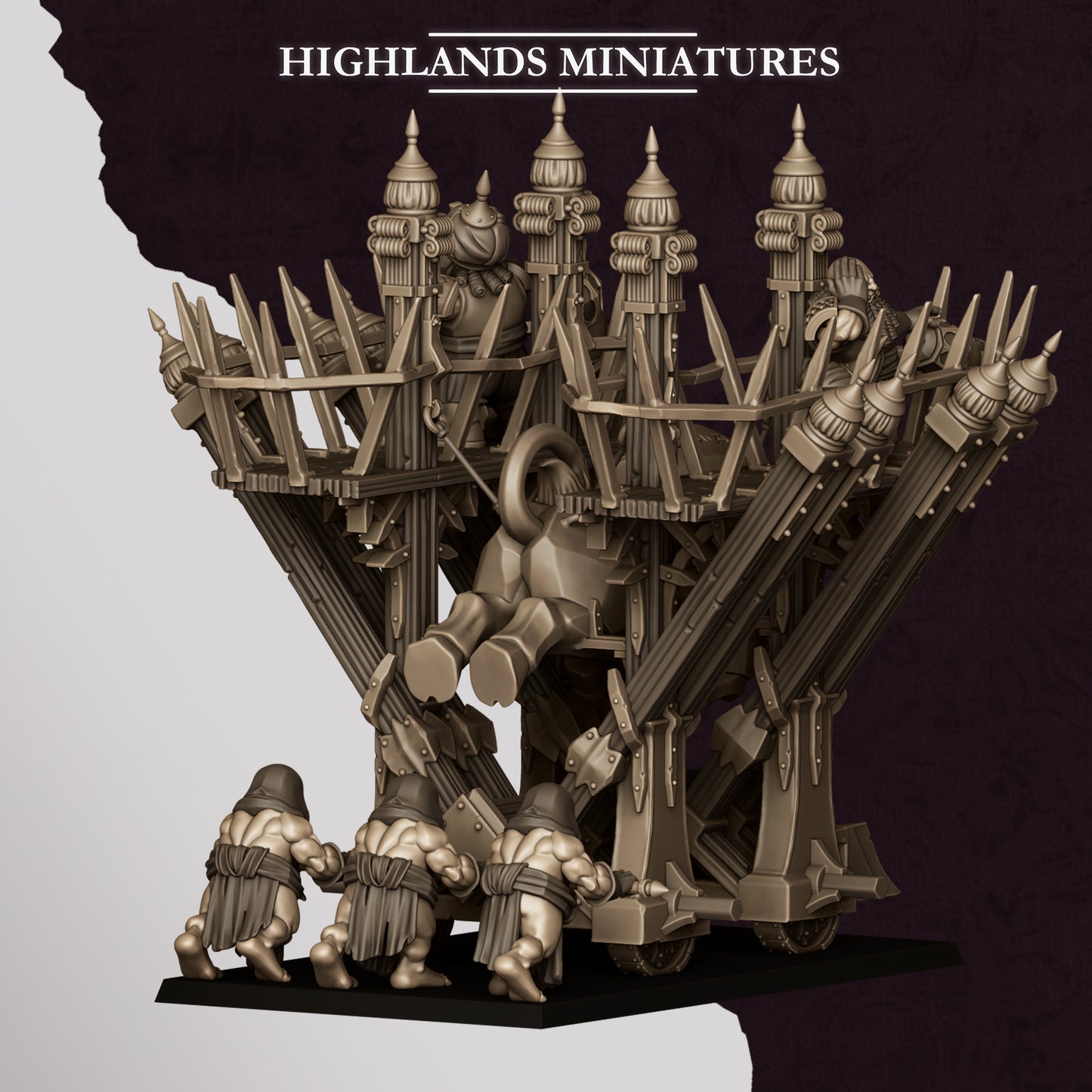 Blazing Icon of Marduk (Sculpted by Highlands Miniatures)