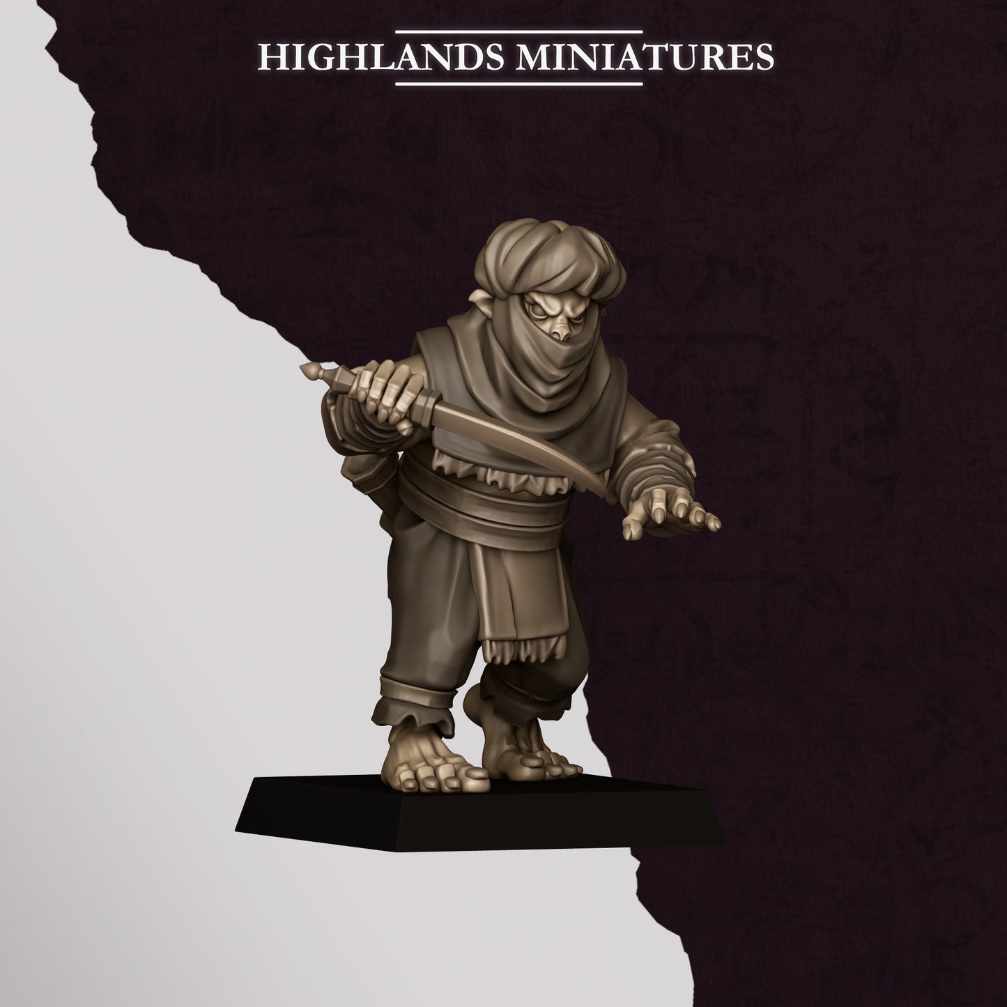 Hobgoblin Backstabbers miniature (Sculpted by Highland Miniatures)