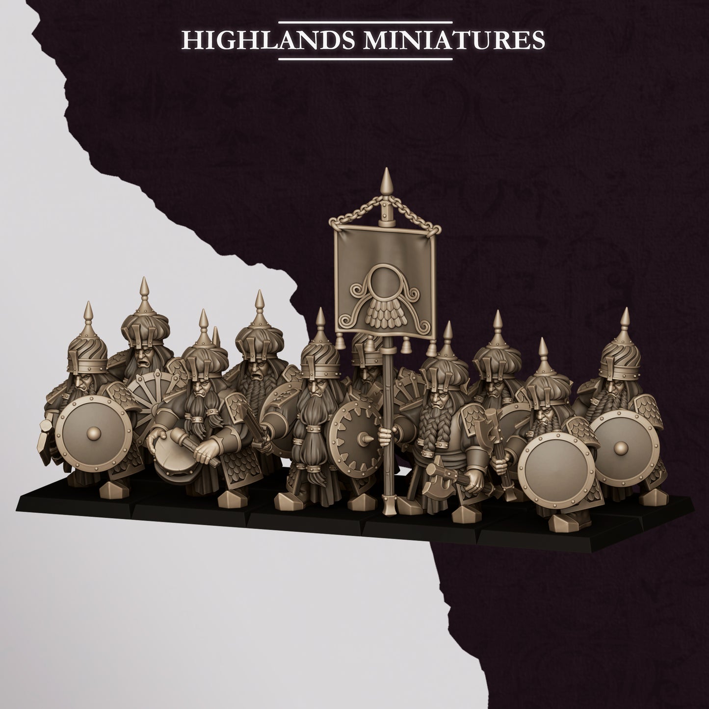 Sons of Marduk Warriors miniature (Sculpted by Highland Miniatures)