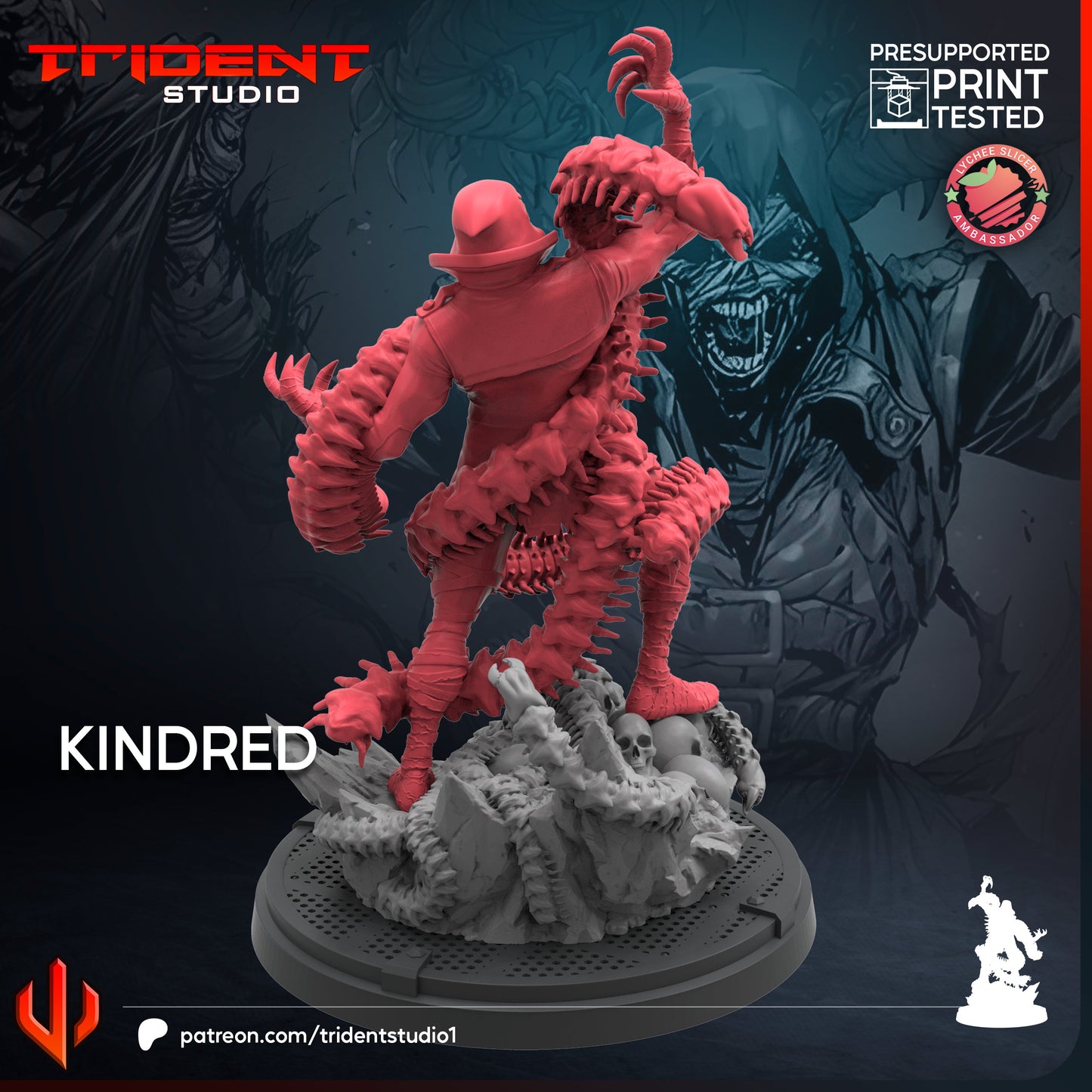 Kindred(Fan art sculpted by Trident Studio) (Crisis Protocol Proxy/Alternative)
