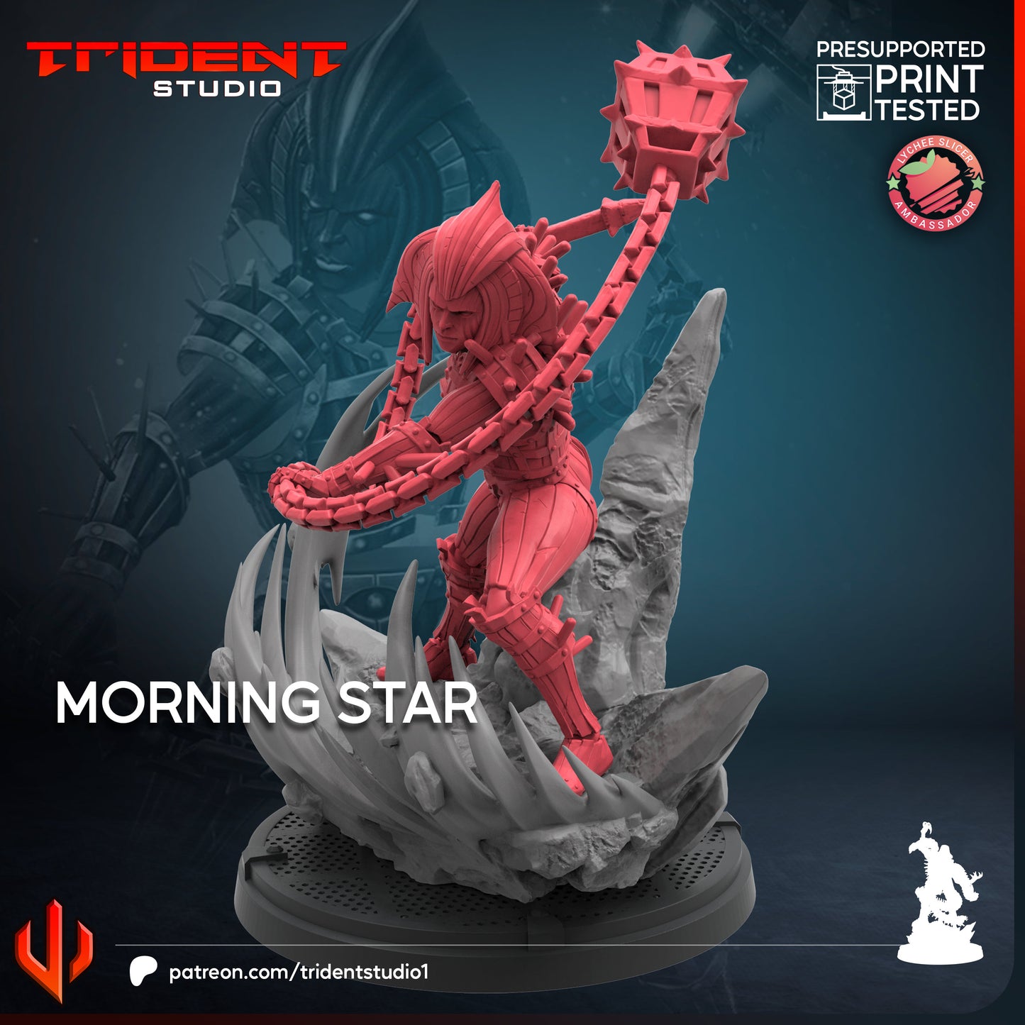 Morning Star(Fan art sculpted by Trident Studio) (Crisis Protocol Proxy/Alternative)