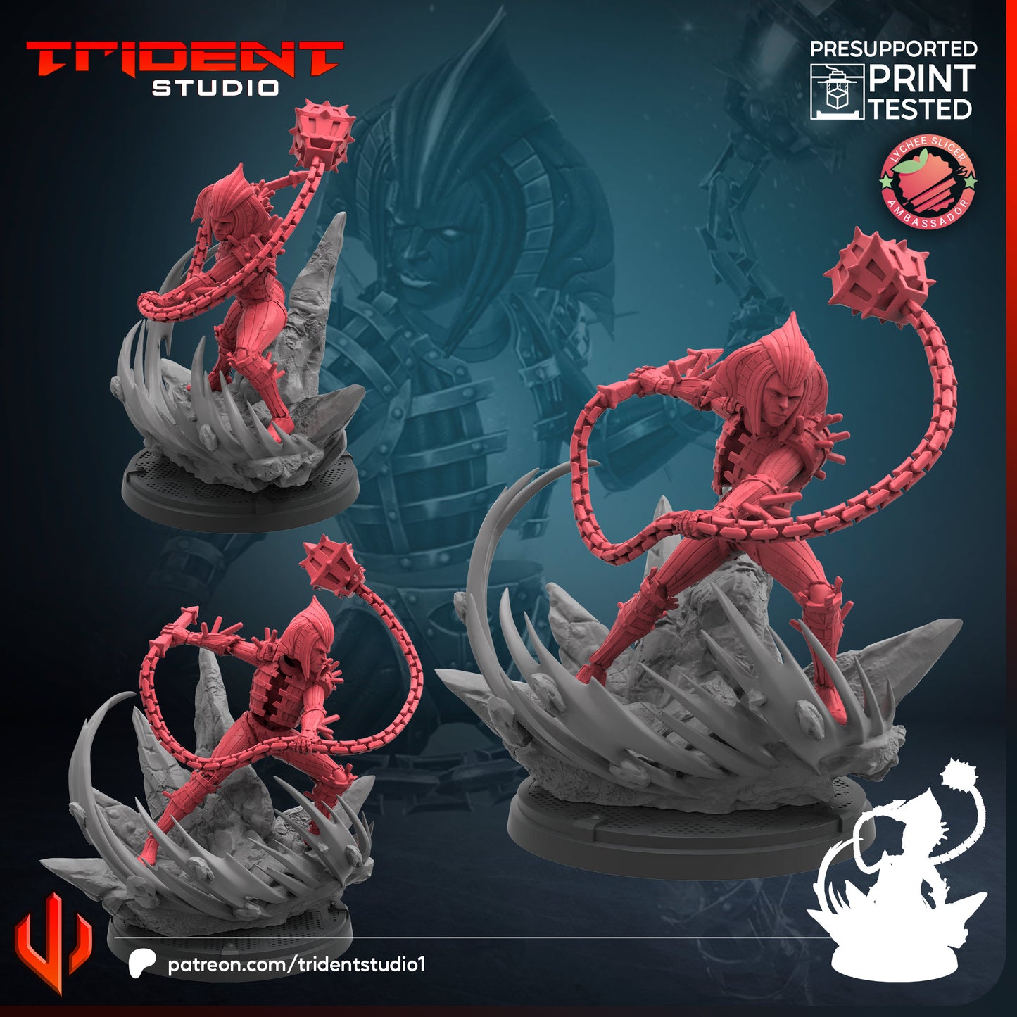 Morning Star(Fan art sculpted by Trident Studio) (Crisis Protocol Proxy/Alternative)