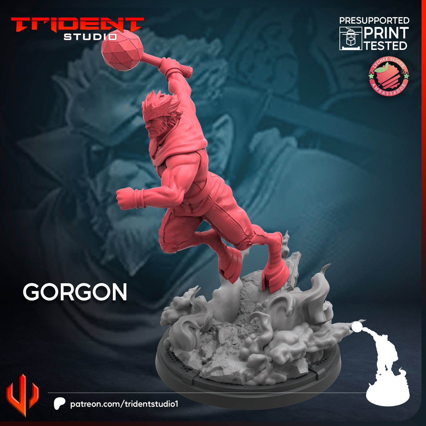 Gorgon(Fan art sculpted by Trident Studio) (Crisis Protocol Proxy/Alternative)