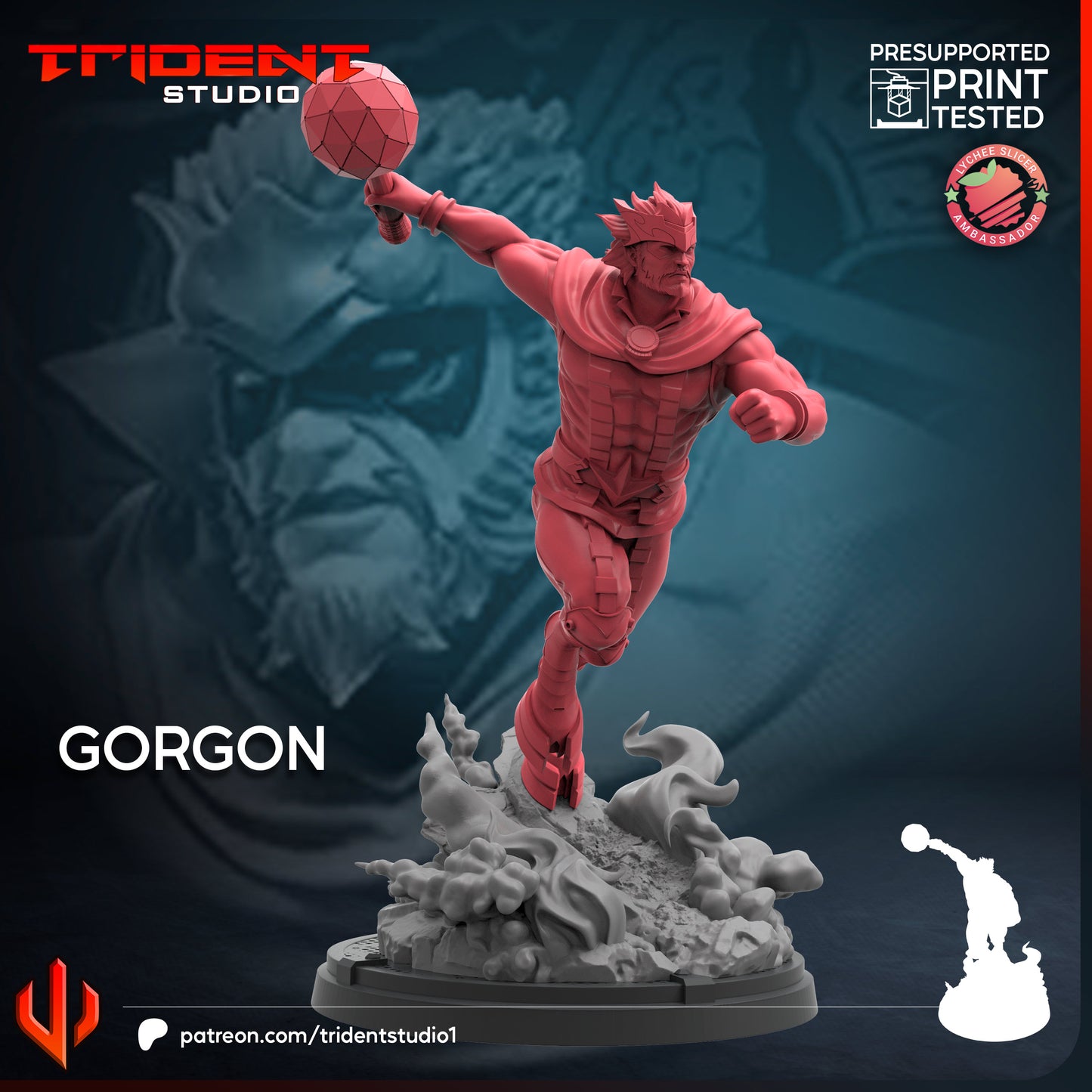 Gorgon(Fan art sculpted by Trident Studio) (Crisis Protocol Proxy/Alternative)