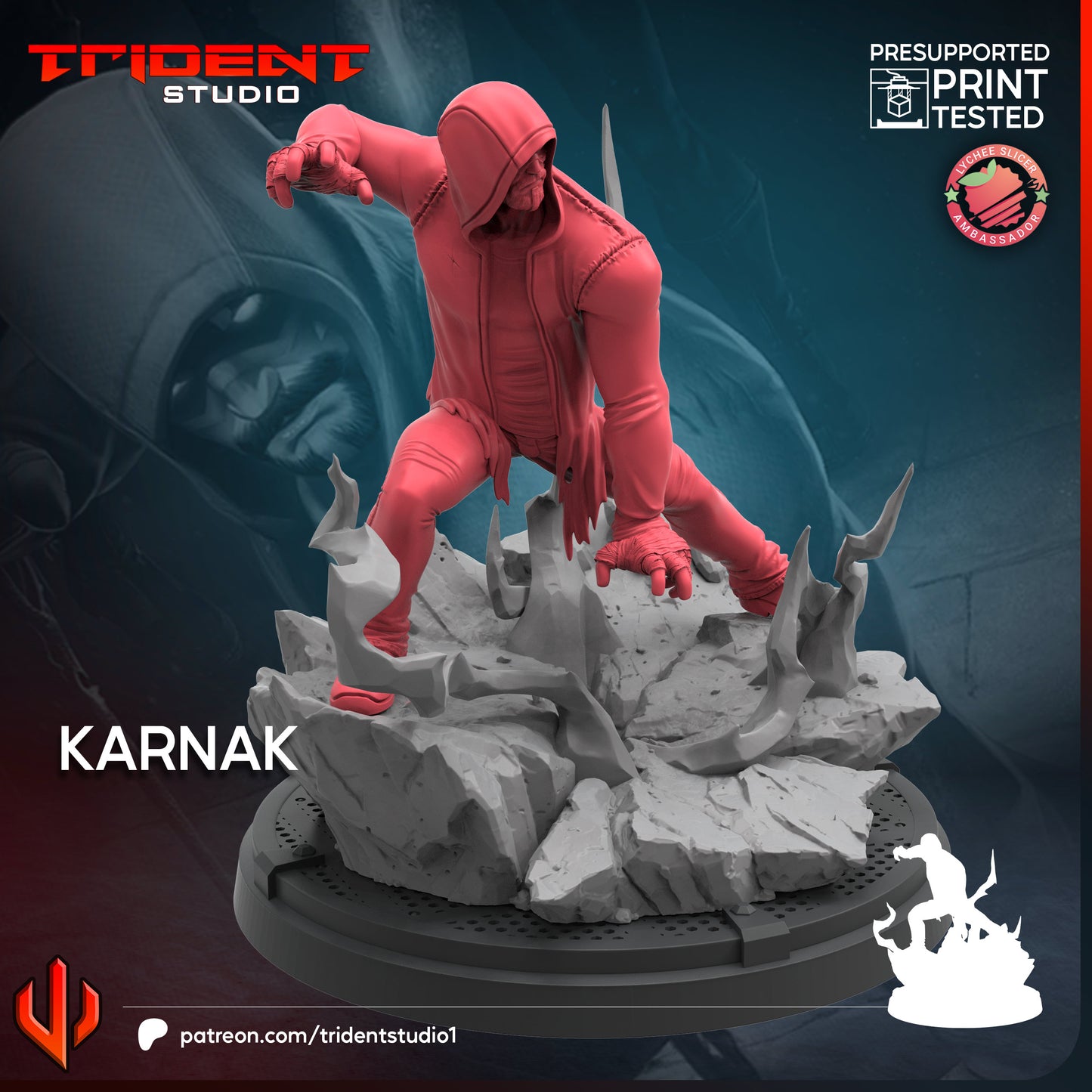 Karnak(Fan art sculpted by Trident Studio) (Crisis Protocol Proxy/Alternative)