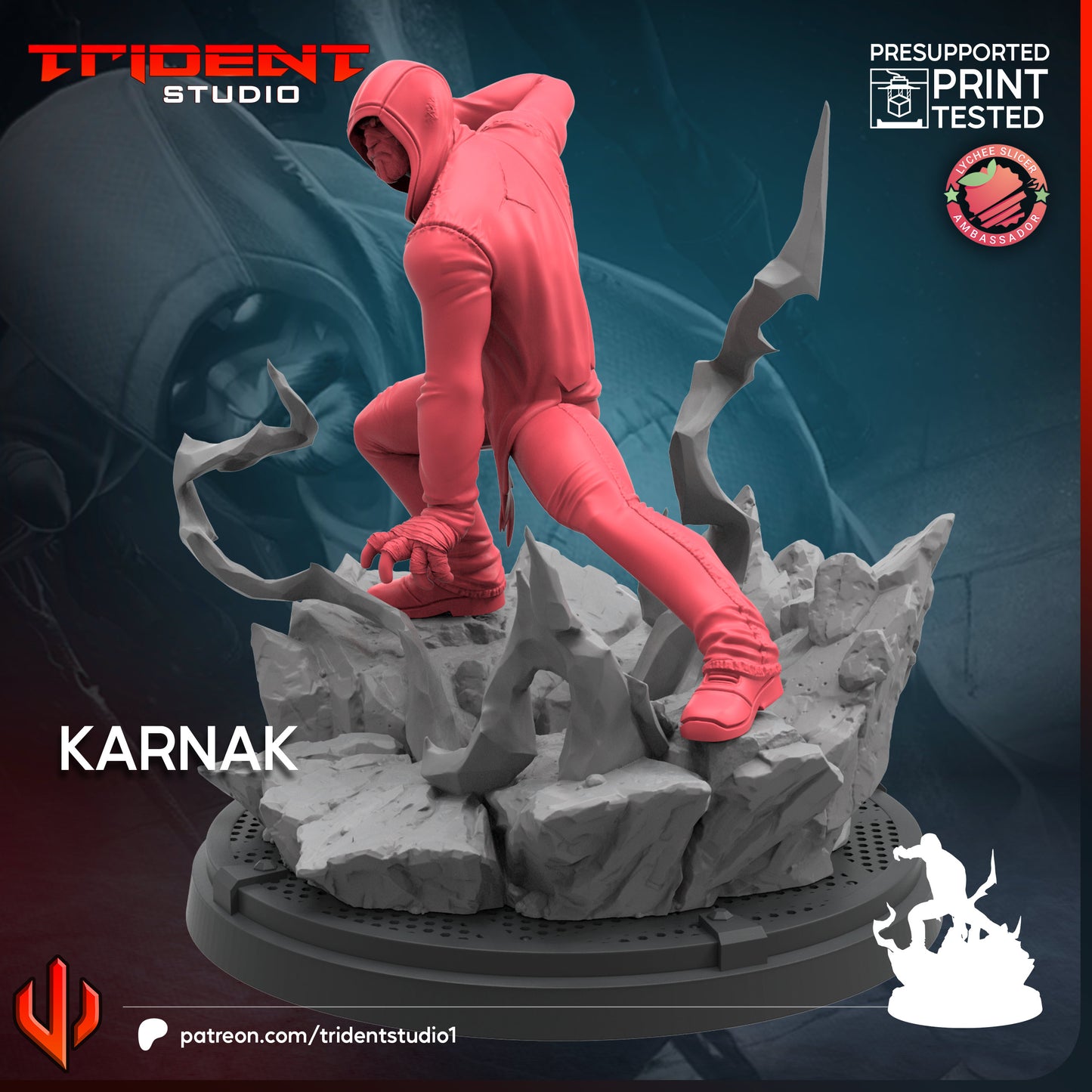 Karnak(Fan art sculpted by Trident Studio) (Crisis Protocol Proxy/Alternative)