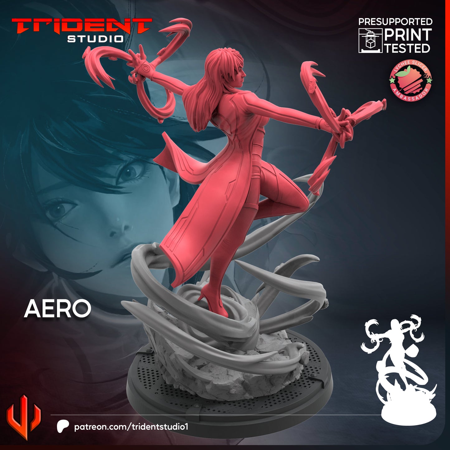Aero(Fan art sculpted by Trident Studio) (Crisis Protocol Proxy/Alternative)