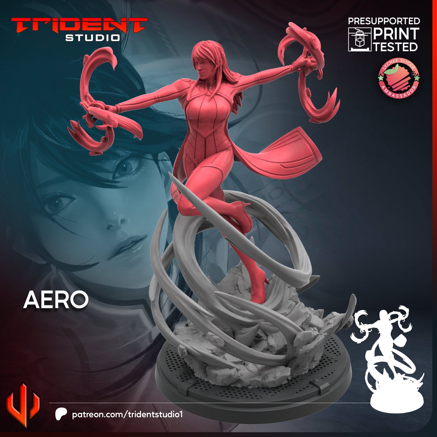 Aero(Fan art sculpted by Trident Studio) (Crisis Protocol Proxy/Alternative)