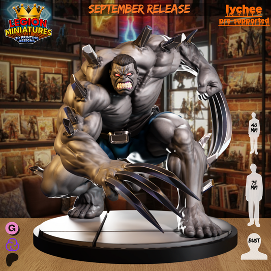 Weapon Hulk fan-art miniature by Legion Miniatures