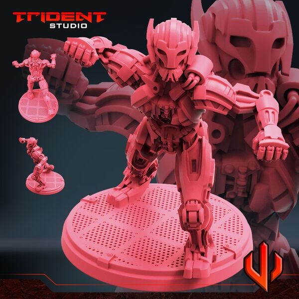Ultimatron Drone Multiverse (Fan art sculpted by Trident Studio) (Crisis Protocol Proxy/Alternative)
