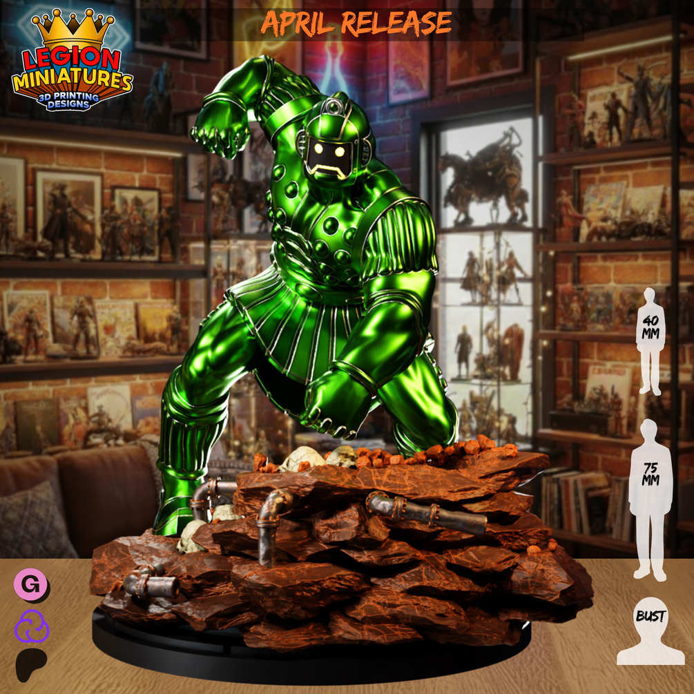 Titanium Man fan-art miniature by Legion Miniatures