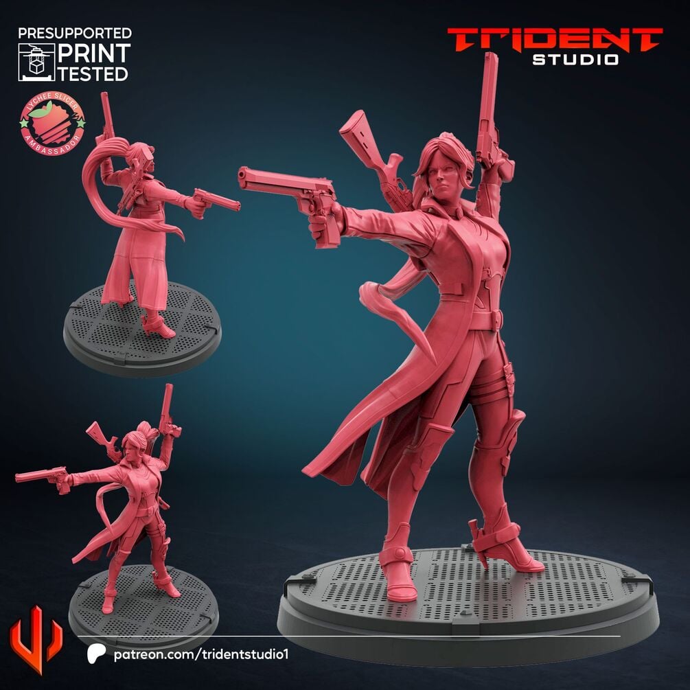 Elsa Bloodstone (Sculpted by Trident Miniatures)