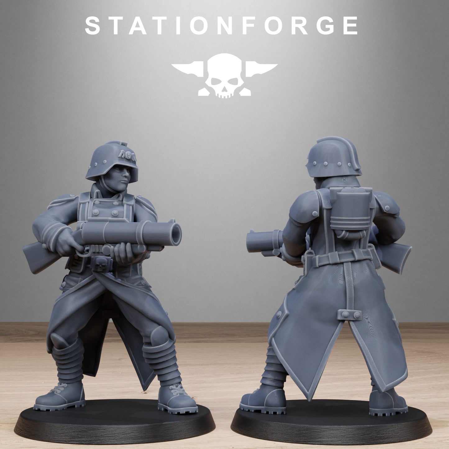 Grimguard Steel Sisters - set of 10 (Sculpted by Stationforge)